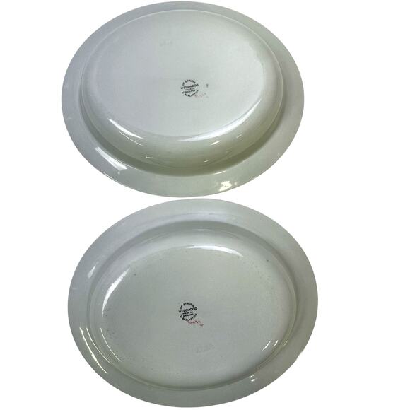 Wedgwood 1957-1964 Retired 'Partridge in a Pear Tree' 9.75" Oval Serving Bowls-2 - Picture 5 of 7